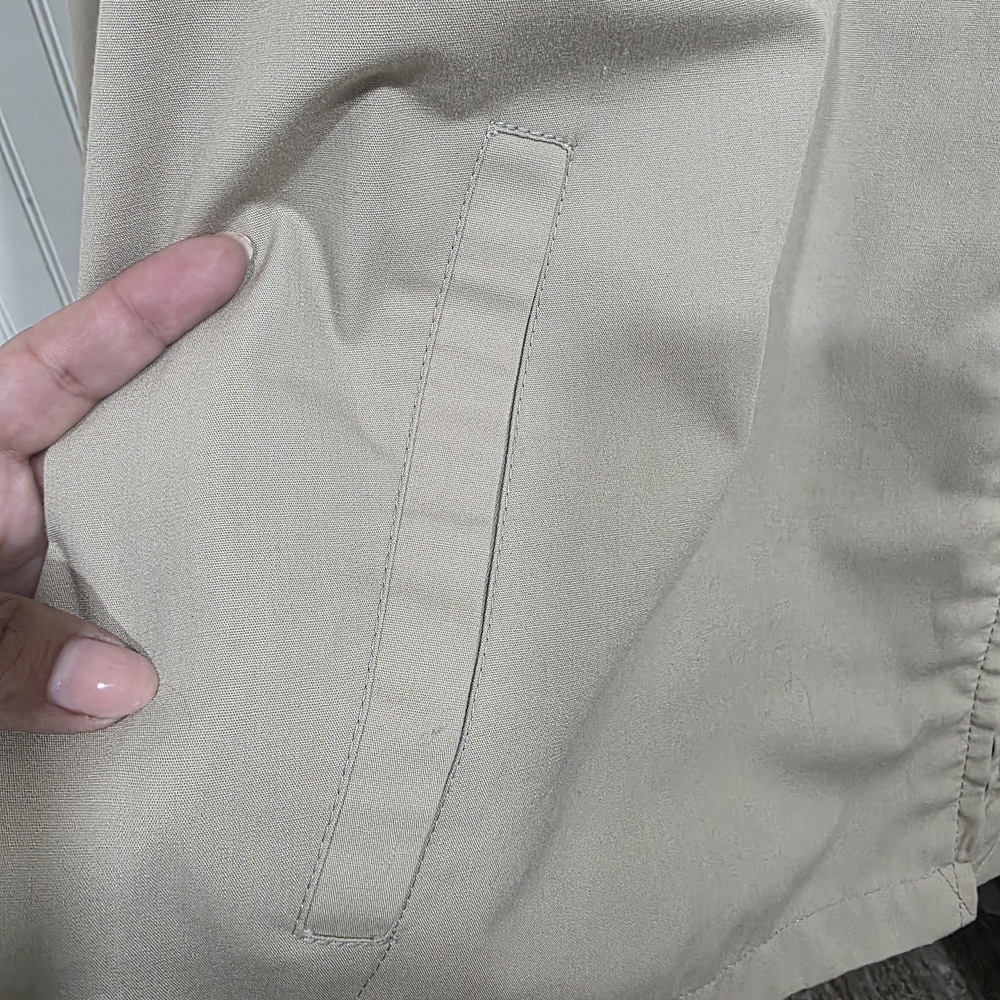 Light Beige LondIn Fog Zip-Front Jacket - Picture 5 of 7